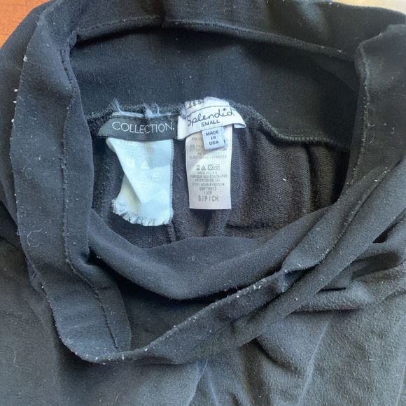 Splendid Full Panel Black Maternity Pants Leggings Size Small - soft and comfy - Picture 4 of 11